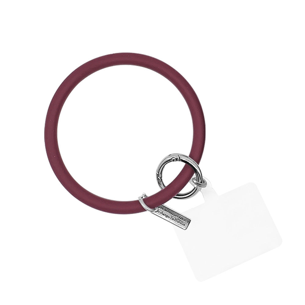 Wholesale Mobile Phone Anti-loss Silicone Heart-shaped Hanging Ring Key Chain